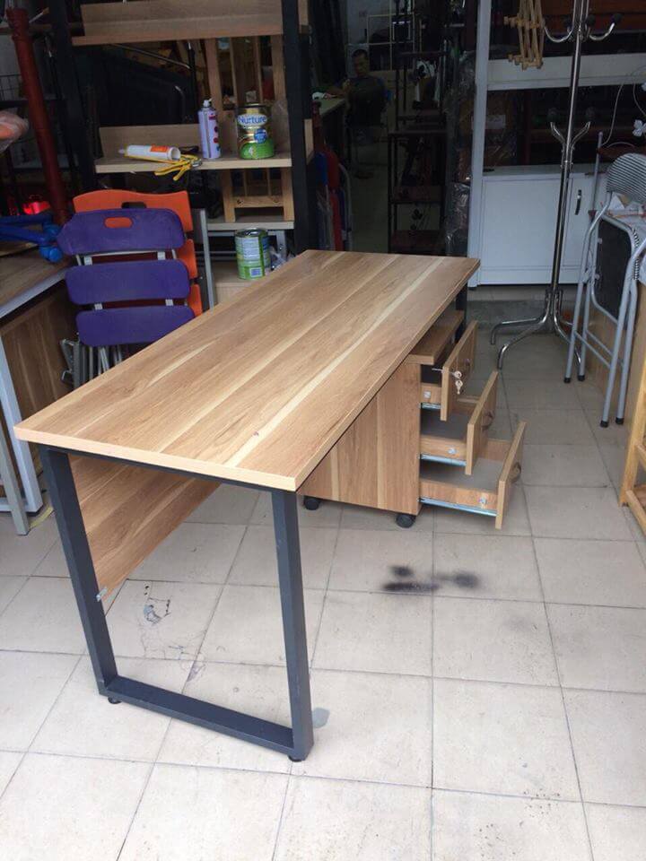 Sử dụng hộc di động 3 ngăn kéo thêm tính năng cho sản phẩm.