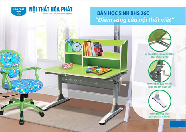 Đây là dòng bàn học sinh chống gù tốt nhất tại Việt Nam hiện nay