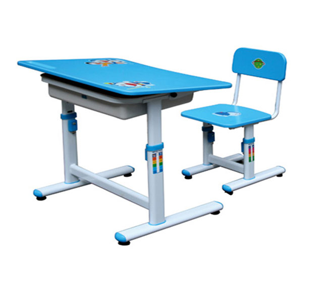 Bộ bàn ghế học sinh tiểu học màu xanh BHS29B-2
