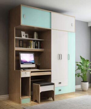 Bàn học , bàn làm việc liền tủ tại nhà BGC26