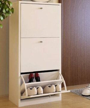 Tủ giày TG03 màu trắng hiện đại