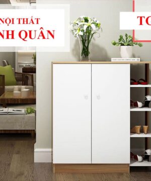 Tủ giày gỗ MDF phủ Melamine cao cấp