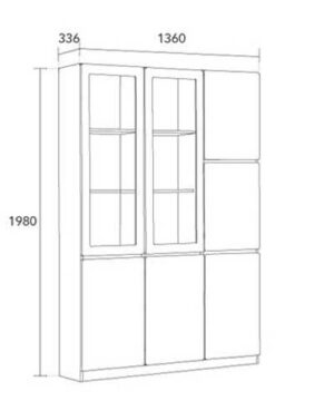 Bản vẽ thiết kế tủ gỗ TGC11
