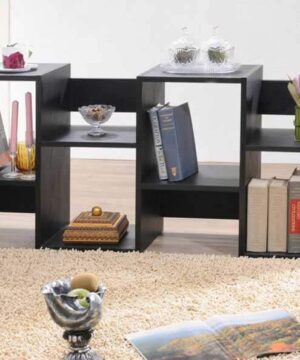 Kiểu dáng nằm ngang của kệ gỗ trang trí KG30
