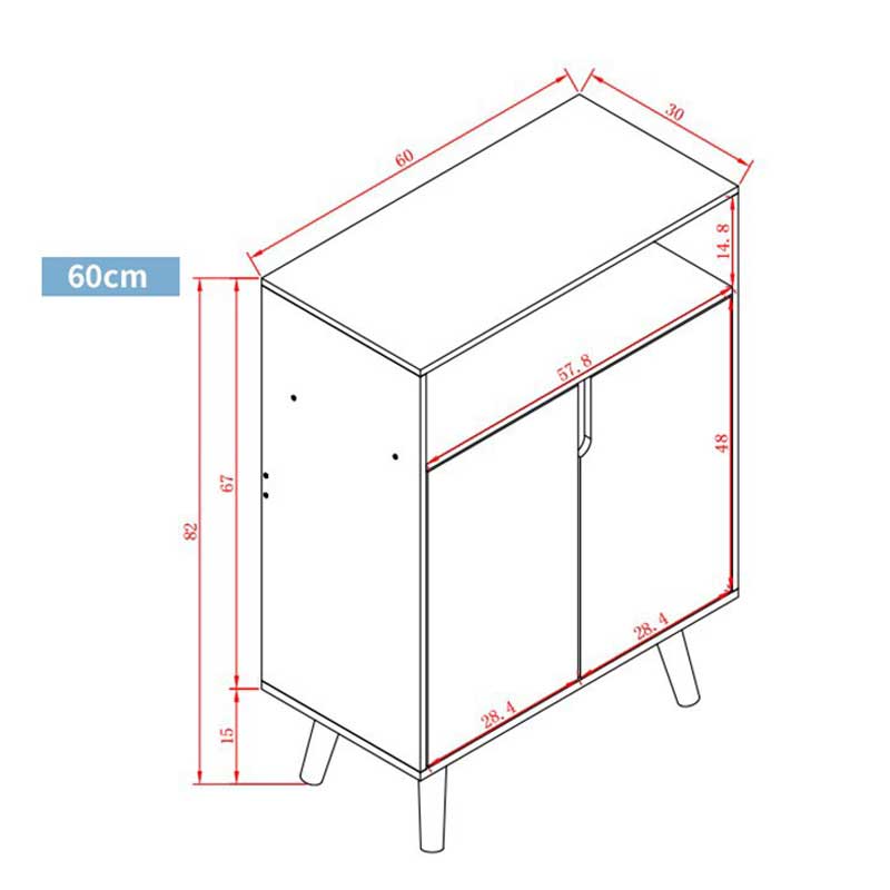 Thông số kích thước tủ giày TG14