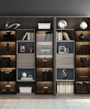 Sự kết hợp mang lại một chiếc tủ với nhiều ngăn chứa sang trọng .