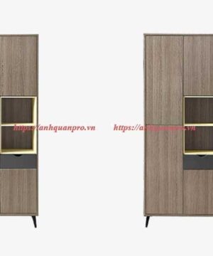 Bạn có thể lựa chọn kích thước tủ 2 khoang hay 3 khoang tùy nhu cầu sử dụng .
