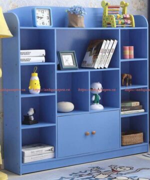 Tủ kệ sách gỗ đẹp KG32 4 Kệ tủ sách gỗ KG32-1