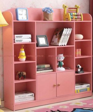 Tủ kệ sách gỗ đẹp KG32 5 Kệ tủ sách gỗ KG32-2