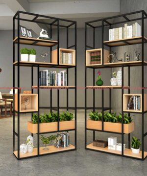 Kệ trang trí khung sắt KGC24 -1