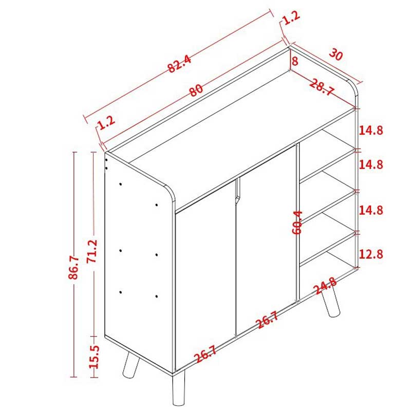 Thông số kích thước tủ T15