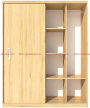 Tủ quần áo gỗ công nghiệp 2 cánh lùa TGCN15 17 Tủ áo TGCN15 - Chi tiết