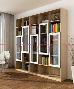 Tủ TGC21 sang trọng bởi cánh kính thiết kế độc đáo