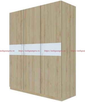 Tủ áo TGCN18 có cánh được sơn trắng tạo sự nổi bật