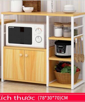Kệ để lò vi sóng 2 tầng nhỏ gọn kvs07