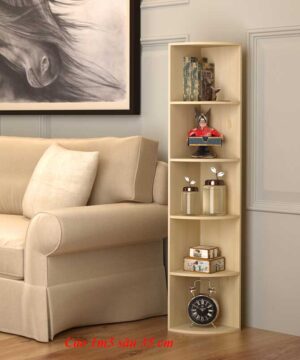 Kệ KGT05 có thiết kế đơn giản với 5 tầng để đồ