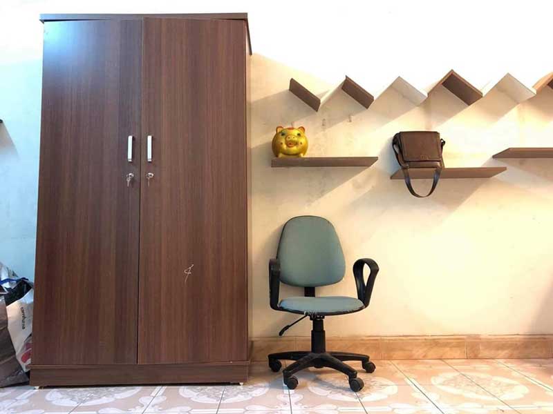 Tủ quần áo 2 cánh mở rộng 880mm giá rẻ