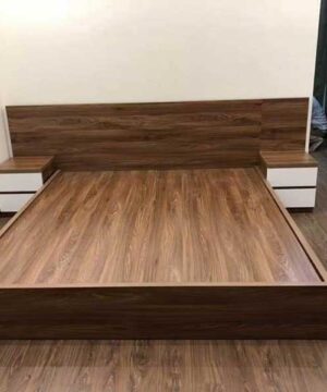 Giường gỗ MDF G03 được ưa thích lựa chọn cho các căn hộ chung cư hiện đại .