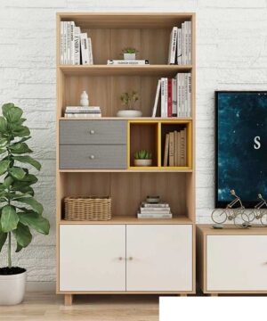 Kệ sách gỗ trang trí KG36-1