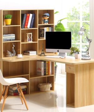 Bàn học sinh liền giá sách tại nhà BGK01