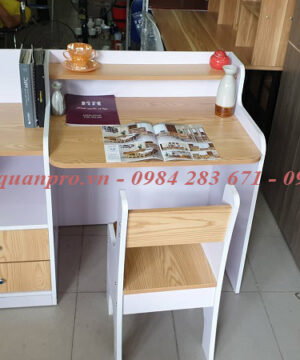 Bàn học sinh có giá sách kèm hộc BGC40