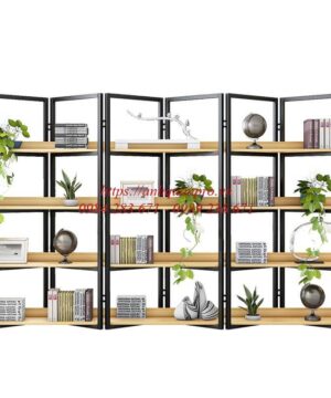 Kệ sắt trang trí và ngăn phòng KGC36