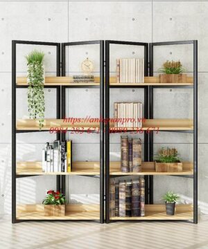Kệ sắt trang trí và ngăn phòng KGC36