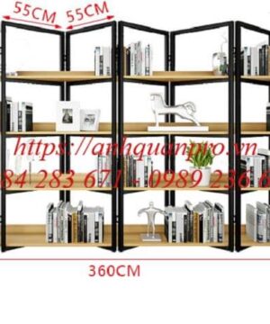 Kệ sắt trang trí và ngăn phòng KGC36