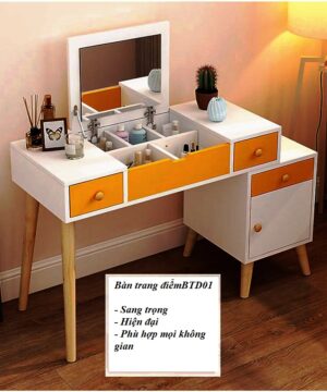 Bàn trang điểm BTD01 được khách hàng yêu thích