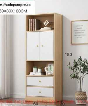 Kệ tủ sách hiện đại KSG09 6 Kệ tủ sách hiện đại sang trọng KSG09