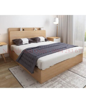 Giường ngủ MDF có kệ đầu giường G07