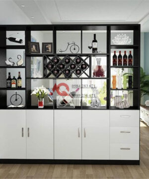 Tủ kệ vách ngăn để rượu TGC28