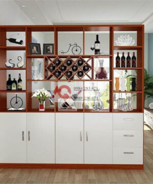 Tủ kệ vách ngăn để rượu TGC28