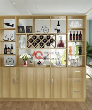 Tủ kệ vách ngăn để rượu TGC28