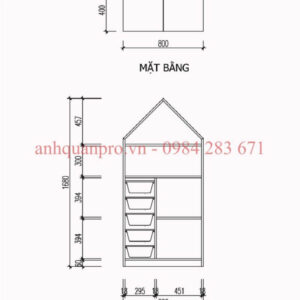 Kệ để đồ chơi cho bé KSG12