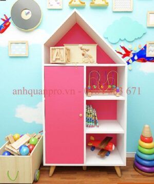 Kệ gỗ để sách và đồ chơi cho bé KSG15