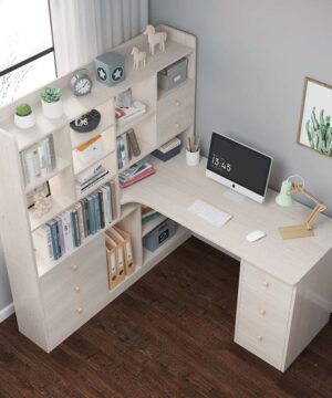 Bàn học sinh có giá sách góc BGk07