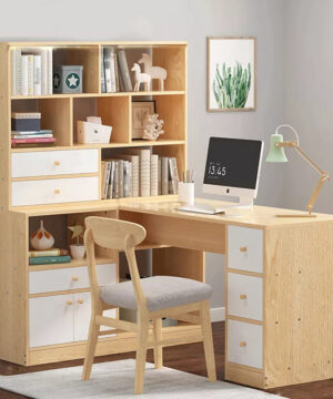 Bàn học sinh có giá sách tại nhà BGK04