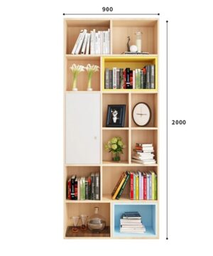 Kệ tủ sách gỗ KSG20 - Mẫu B