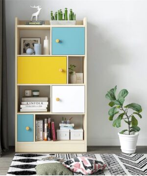 Kệ tủ sách gỗ KSG18