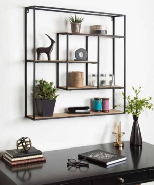 Kệ treo tường bằng khung sắt KTT01