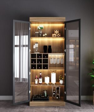 Kệ tủ rượu KTR02 -2 sang trọng
