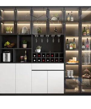 Tủ rượu gỗ công nghiệp hiện đại KTR04