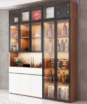 Tủ rượu hiện đại gỗ công nghiệp KTR06