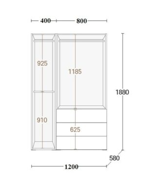 Kích thước tủ TGCN31