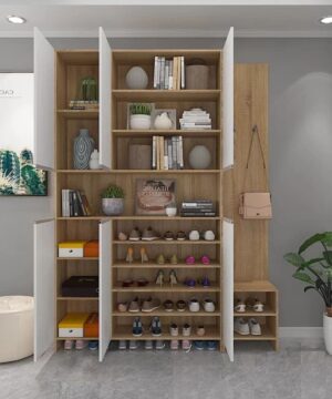 Tủ giày TG22 có nhiều ngăn để giày dép và đồ đạc .