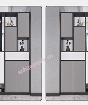 Tủ để giày vách ngăn TG24 5 Tủ để giày vách ngăn phòng TG24