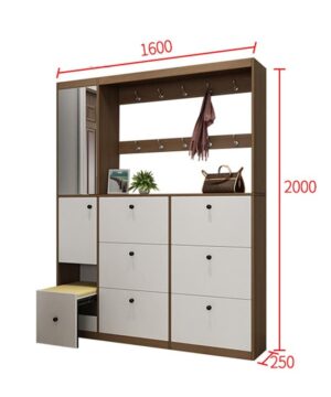 Tủ đựng Giày kèm ghế ngồi TG18