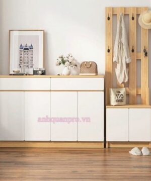 Tủ đựng giày kèm ghế ngồi tiện dụng TG19