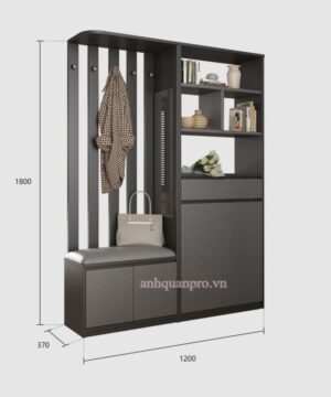 Tủ giày đẹp thông minh TG17
